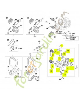 Carter moteur 1148-020-3006- Pièce détachée Stihl