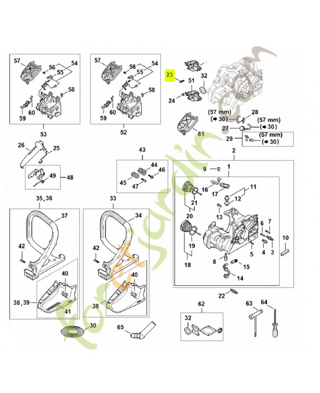 Vis cylindrique is-p5x20 9074-477-4135- Pièce de détachée Sithl