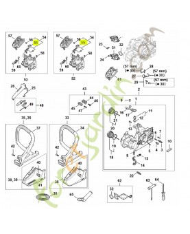 Attache de câble 1148-448-1200- Pièce détachée Stihl