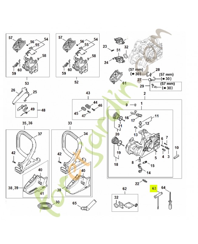 Clé multiple Stihl 0000-890-3400