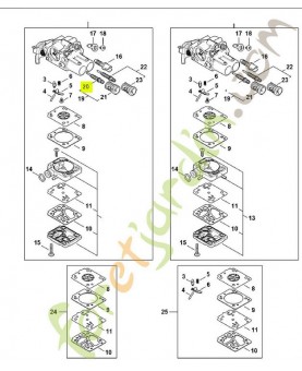 Vis h de richesse à haut régime Z000-030-Z000- Pièce détachée Stihl