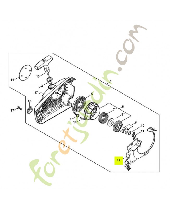 Segment 1137-084-7802. Pièce détachée Stihl