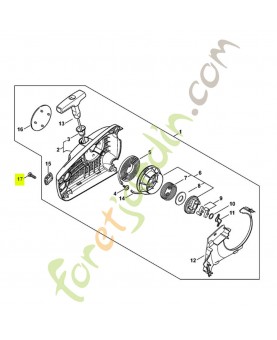 Vis cylindrique is-p5x16 9074-477-4130. Pièce de rechange Sithl