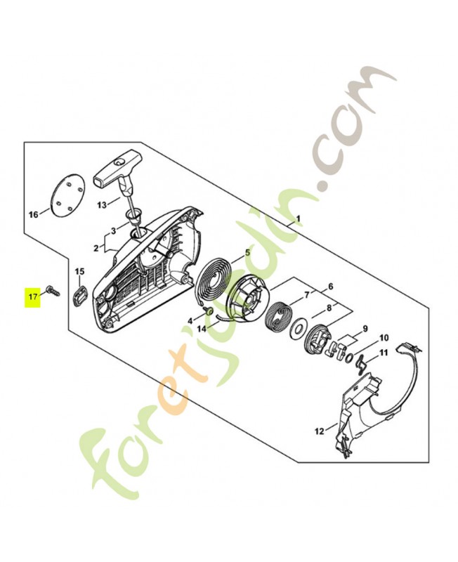 Vis cylindrique is-p5x16 9074-477-4130. Pièce de rechange Sithl
