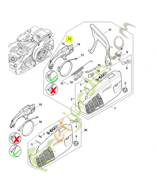 Vis cylindrique is-p4 x 12 9074-477-2995. Pièce de rechange Sithl