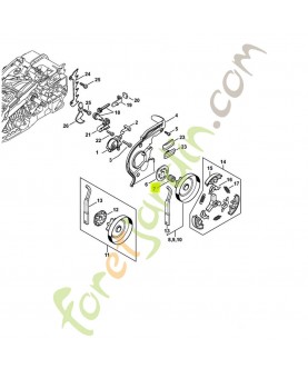 Roulement à aiguilles 10x13x13 Stihl 9512-933-2270