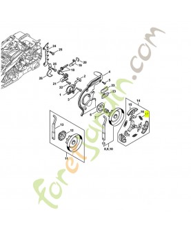 Ressort de tension 0000-997-5605 stihl.Pièce de rechange Stihl