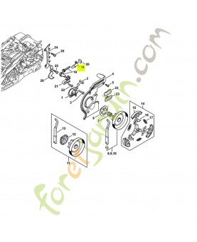 Coulisse de tension 1129-640-1900. Pièce détachée Stihl / Vicking