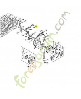 Pièce de pression 1123-664-1400.  Pièce détachée Stihl / Vicking