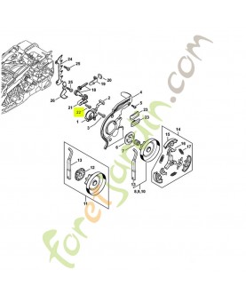 Vis cylindrique is m4 x 15 9075-478-3015. Pièce de rechange Sithl / Vicking