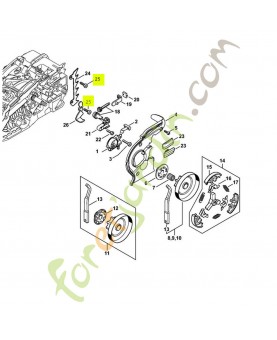 Vis cylindrique is-p5x16 9074-477-4130. Pièce de rechange Sithl
