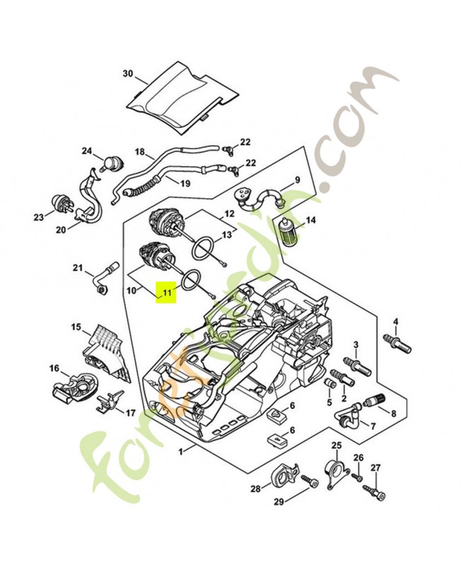 Joint torique 9645-948-2470 stihl.Pièce détaché de rechange
