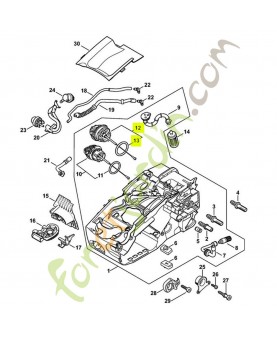 Bouchon du réservoir d'huile Stihl 0000-350-0533