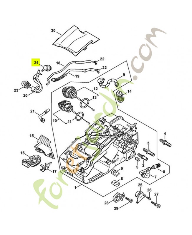 Aeration du reservoir 0000-350-5802- Pièce détachée Stihl / Vicking