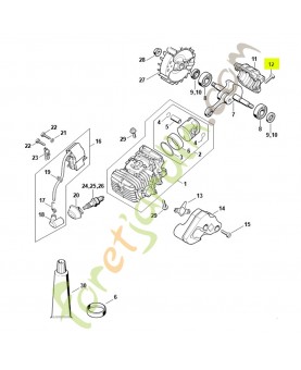 Vis cylindrique is-d5x20 9075-478-4136. Pièce de rechange Sithl / Vicking