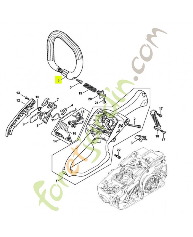 Poignee tubulaire ms 1137-791-1701- Pièce détachée Stihl / Vicking Poignee tubulaire ms 1137-791-1701- Pièce détachée Stihl / Vicking