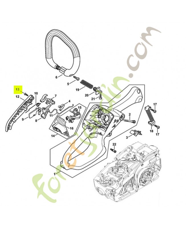 Vis cylindrique is-p4 x 12 9074-477-2995. Pièce de rechange Sithl
