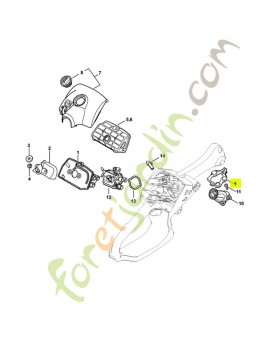 Plaque de fixation 1137-141-3301- Pièce de détachée Sithl / Vicking