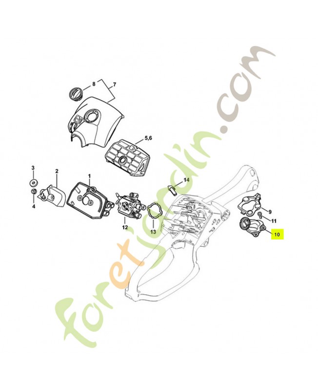 Coude 1137-140-2501- Pièce de détachée Sithl / Vicking