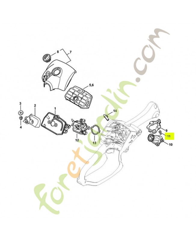 Vis cylindrique is-d 4x12 9075-478-3012. Pièce de rechange Sithl / Vicking