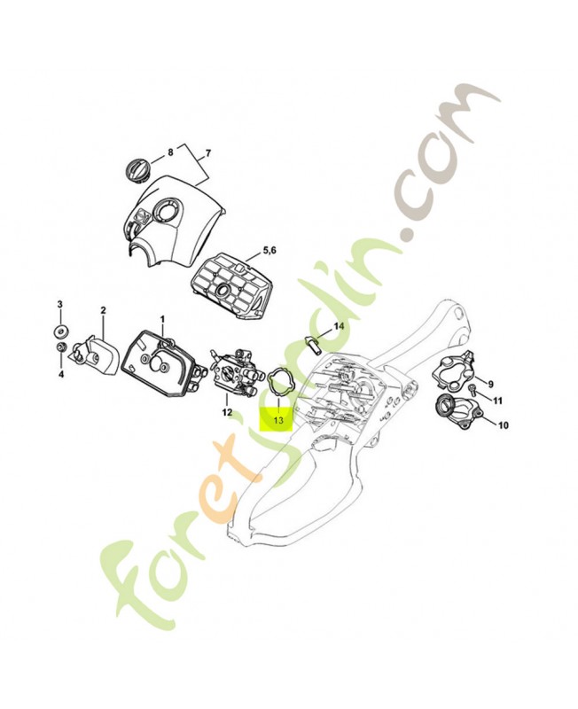 Rondelle 1137-121-8601- Pièce de détachée Sithl / Vicking