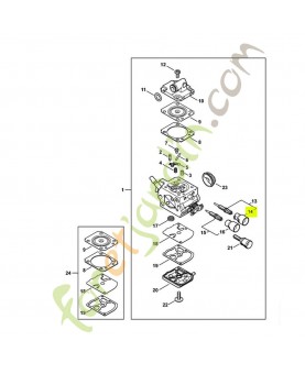 Capuchon 0000-121-2708 - Pièce détachée Stihl