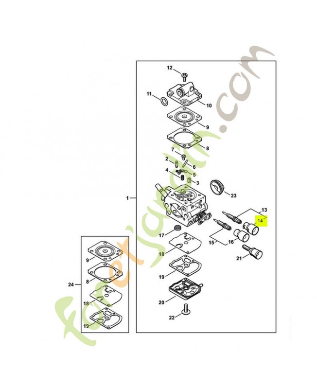 Capuchon 0000-121-2708 - Pièce détachée Stihl Capuchon 0000-121-2708 - Pièce détachée Stihl