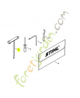 Clé multiple Stihl 0000-890-3402