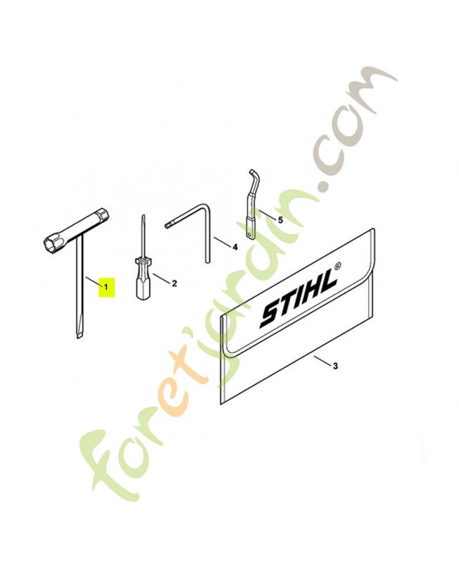 Clé multiple Stihl 0000-890-3402 Clé multiple Stihl 0000-890-3402