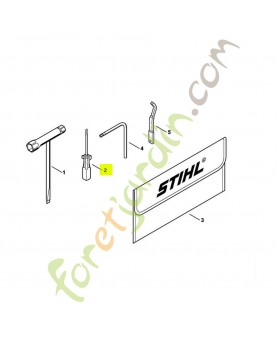 Tournevis 0000-890-2300 . Pièce de rechange Sithl
