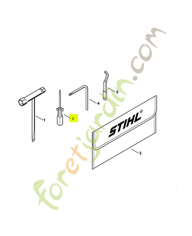 Tournevis 0000-890-2300 . Pièce de rechange Sithl