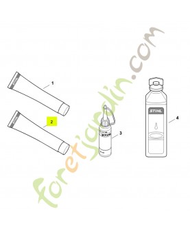 Tube de pâte d'étanchéité HT rouge 0783-830-2000 stihl