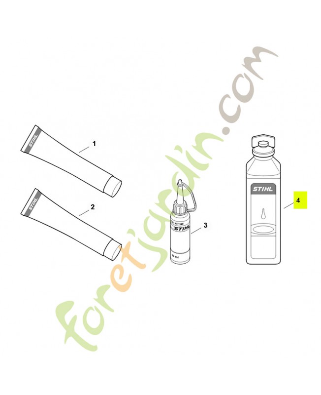Huile 2 Temps HP SUPER STIHL 0781-319-8067