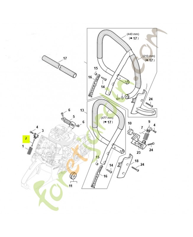 Arretoir 1144-790-8100- Pièce détachée Stihl / Vicking Arretoir 1144-790-8100- Pièce détachée Stihl / Vicking