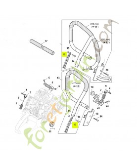 Insert de poignée tubulaire 1144-791-5100 - Pièce détachée Stihl