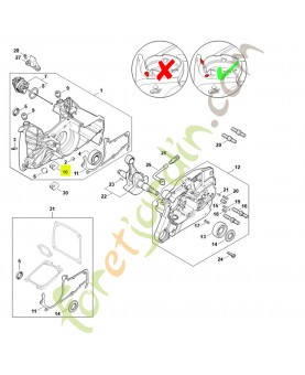 Douille 1144-084-7401 - Pièce détachée Stihl / Vicking