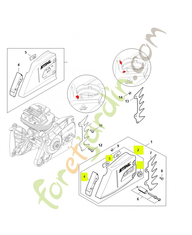 Couvercle pignon nu 1144-640-1705- Pièce détachée Stihl / Vicking Couvercle pignon nu 1144-640-1705- Pièce détachée Stihl / Vicking