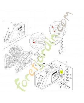 Écrou à embase M8 0000-995-0806