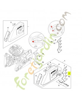 Vis six pans m5x12 9008-345-0960. Pièce de rechange Sithl