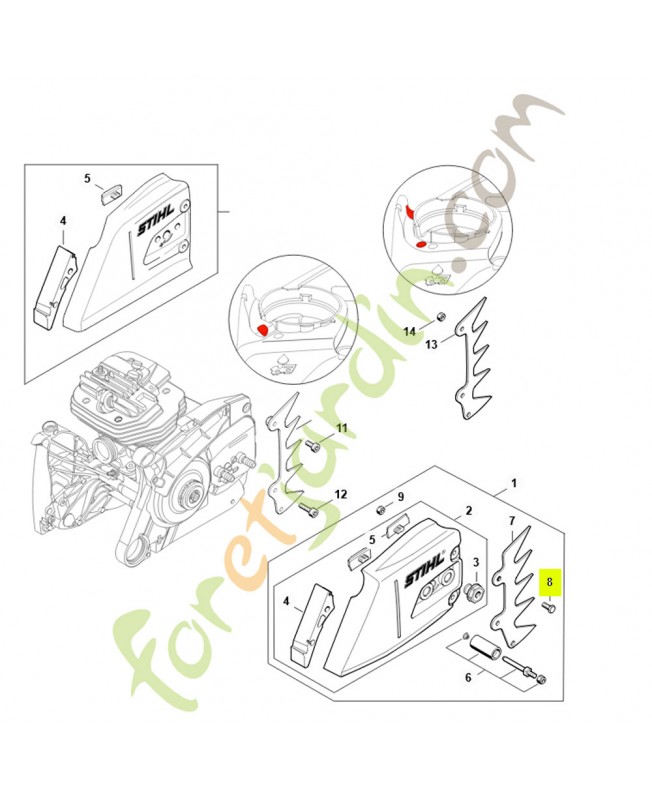 Vis six pans m5x12 9008-345-0960. Pièce de rechange Sithl