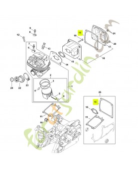 Joint 1144-149-0500 - Pièce détachée Stihl / Vicking