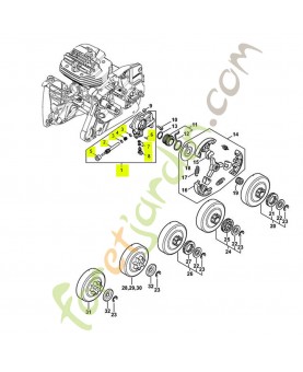 Pompe a huile 1,15mm 1144-640-3200 - Pièce détachée Stihl / Vicking