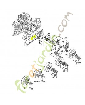 Rondelle 0000-958-0611. Pièce de rechange Sithl / Vicking