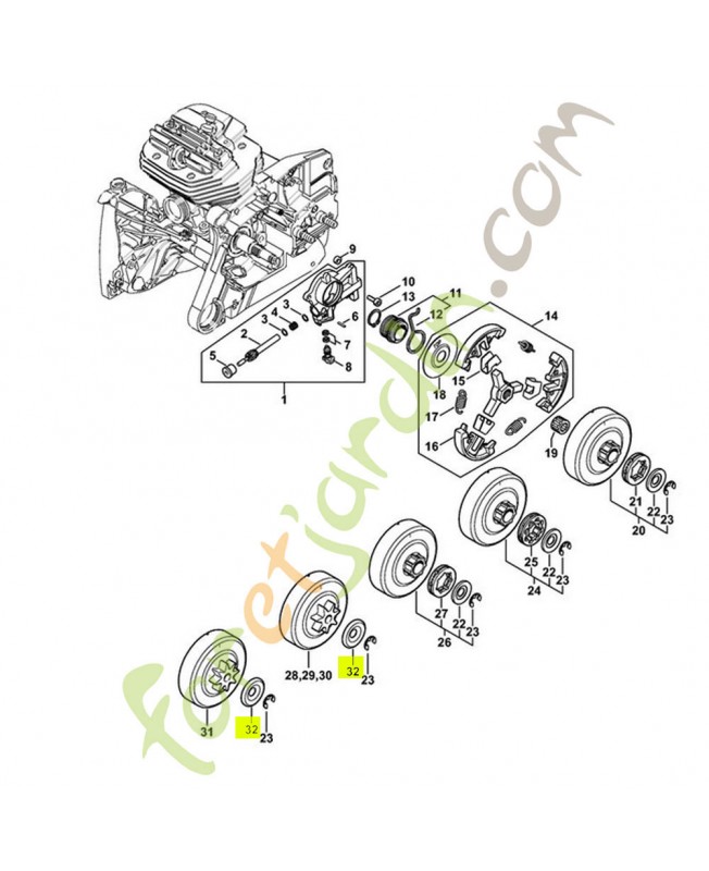 Rondelle 0000-958-1029 stihl Rondelle 0000-958-1029 stihl