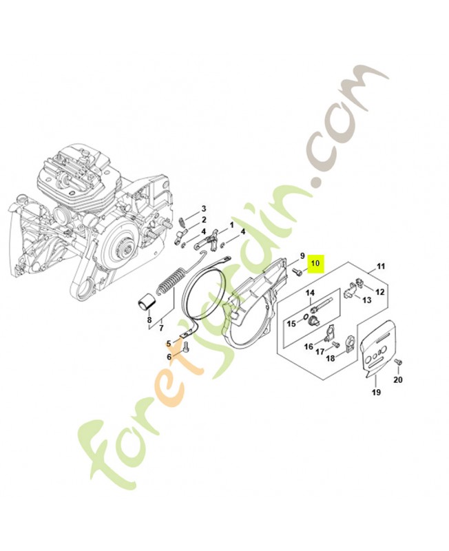 Vis cylindrique is m4 x 12 9022-313-0660 - Pièce de détachée Sithl / Vicking