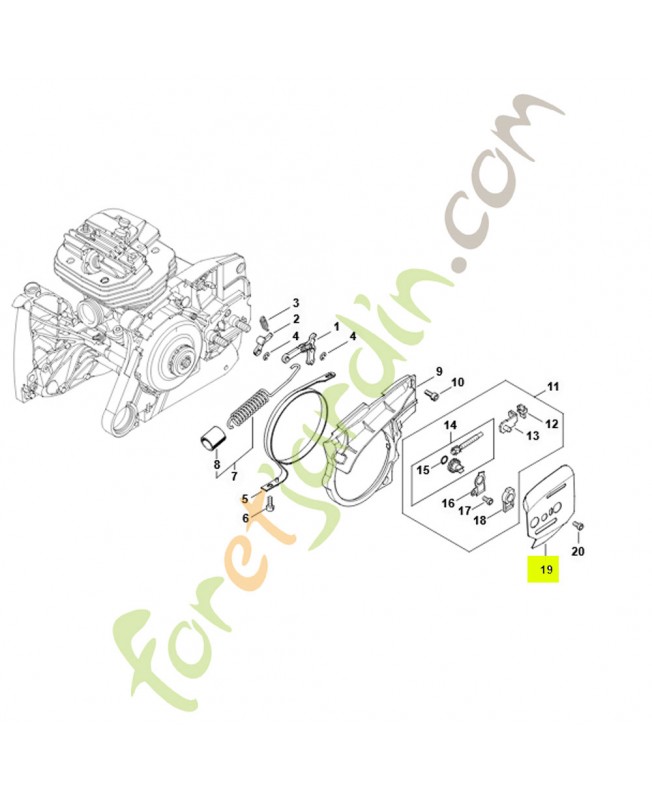 Tole laterale interieure 1128-664-1001 - Pièce détachée Stihl / Vicking Tole laterale interieure 1128-664-1001 - Pièce détachée Stihl / Vicking