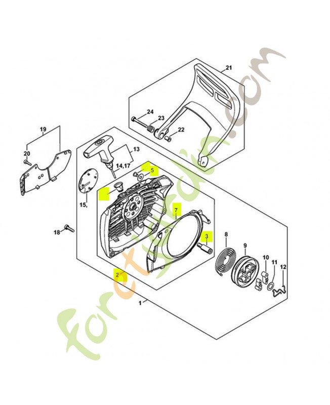 Carter ventilateur 1144-080-1801 - Pièce détachée Stihl / Vicking Carter ventilateur 1144-080-1801 - Pièce détachée Stihl / Vicking