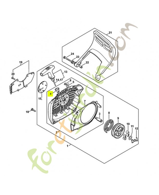 Douille 1110-084-9102 - Pièce détachée Stihl
