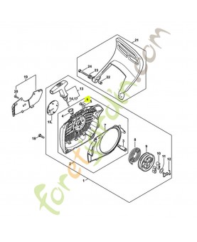 Rivet tubulaire ak 6,5x0,5x6,8 9416-868-6530 - Pièce de détachée Sithl / Vicking