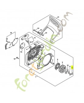 Ressort de cliquet Stihl Ref : 1124-195-3500
